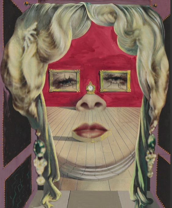'Mae West’s Face which May be Used as a Surrealist Apartment', 1934-35, Salvador Dali. (Included in the ongoing Art Institute exhibition, "Salvador Dali: The Image Disappears", now through June 12.